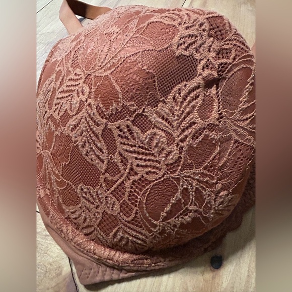 Auden Lace Bra in Rich Burnt Orange/Brown color Size 44DDD - Picture 5 of 7